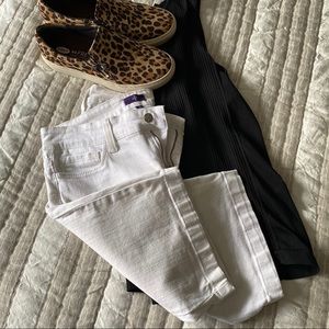 NYDJ Bermuda white shorts